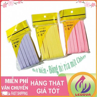 Mút rửa mặt, Bọt biển rửa mặt, Bông nở rửa mặt Chivey 12 miếng