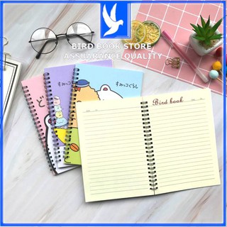 Sổ lò xo A5 nhiều hình kute 𝑭𝒓𝒆𝒆𝒔𝒉𝒊𝒑 Sổ tay ghi chép 60 tờ Birdbook