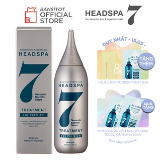 Dầu hấp tóc chuyên sâu HEADSPA7 Treatment The Premium 210ml