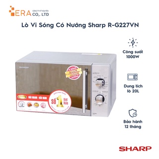 [Mã ELHADEV giảm 4% đơn 300K] Lò Vi Sóng Có Nướng Sharp R-G227VN
