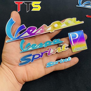 BỘ TEM VESPA SPRINT CHẤT LIỆU TITAN GR5 PHIÊN BẢN ĐẶT BIỆT MÀU NGỦ SẮC