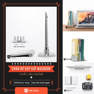 CHÂN ĐẾ KẸP GIỮ MACBOOK NHÔM: THIẾT KẾ CỰC "SANG", MÀU SẮC CHUẨN APPLE - Home and Garden