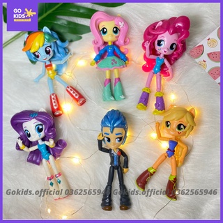 [ Hàng xuất dư - ảnh tự chụp ] Set 6 Mô Hình Búp Bê My Little Pony