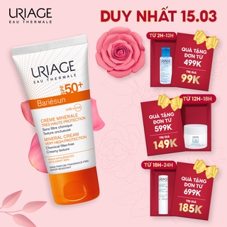 [Date 10.2022] Kem chống nắng vật lý URIAGE BARIÉSUN SPF50+ CRÈME MINÉRALE 50ml