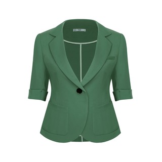 Áo vest hotex vạt tròn xanh B644 NỮ TNG