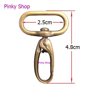 [ Giá sỉ ] Móc càng cua khóa càng cua màu đồng 2.5cm làm phụ kiện túi xách Pinky Shop mã MCCD4.8