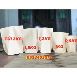 1000 túi giấy loại 1kg kích thước 17×21