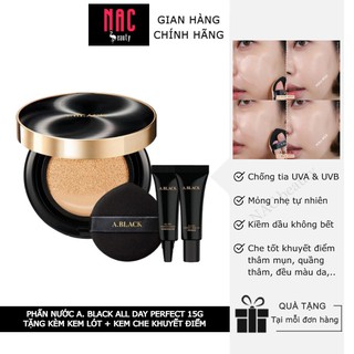 [Chính hãng] Phấn Nước A. Black All Day Perfect Cover Cushion