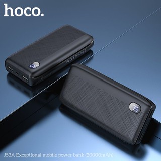 Sạc dự phòng Hoco J53A chính hãng dung lượng 20.000 mAh bảo hành 1 năm