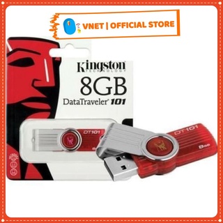 [Loại 1] USB 2.0 Kington 8GB Vỏ Kim Loại/ Nhựa cao cấp  - SPANA