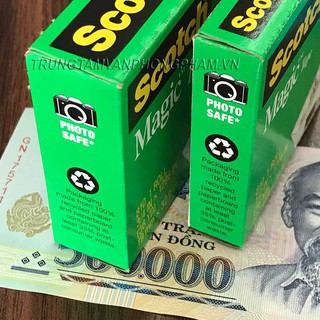 Băng Keo Ma Thuật 3M 810 Scotch Magic Tape - dán tiền không nhìn thấy băng keo