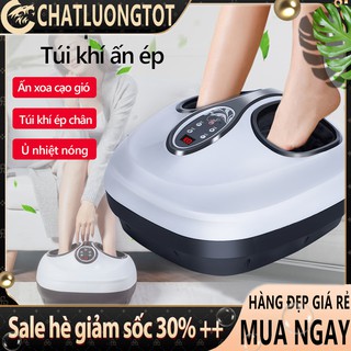 Máy massage chân có túi khí JIASHENGDA ấn bóp chườm nhiệt nóng  trị liệu cao cấp vải lót có thể tháo giặt FU222