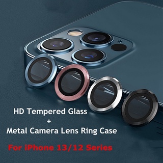 Kính cường lực viền kim loại bảo vệ camera cho iPhone 13 12 Pro Max 11 12 13pro max 13mini 13pro
