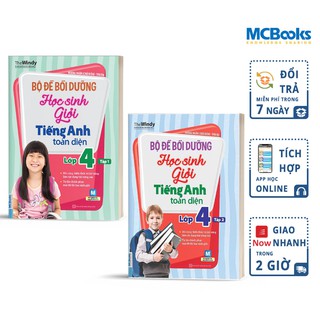 Sách - Combo Bộ Đề Bồi Dưỡng Học Sinh Giỏi Tiếng Anh Toàn Diện Lớp 4 - Học Kèm App Online