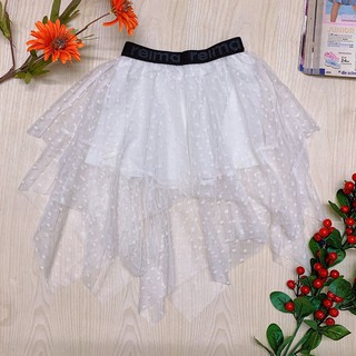 Chân Váy Bé Gái - Váy Bé Gái Xếp Ly Cut Out Tinh Tế Vải Voan Form Đẹp