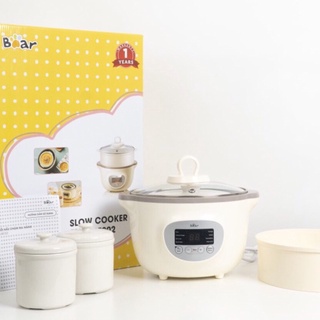 Nồi Nấu Cháo Ninh, Hầm, Hấp Cácnh Thuỷ Bear 1,6L Phiên Bản Quốc Tế