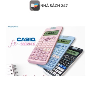 Máy tính Casio FX-580 VNX hàng chính hãng bảo hành 7 năm giúp người dùng có thể dễ dàng xem các công thức và biểu tượng