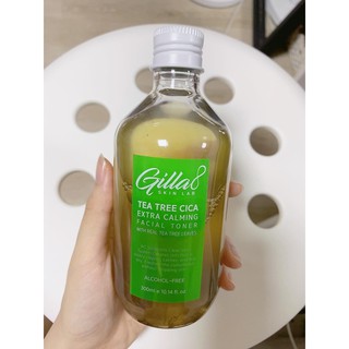 NƯỚC CÂN BẰNG LÁ TRÀ BAY GILLA8 TEA TREE CICA EXTRA CALMING FACIAL TONER 300ML