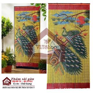 [1mx2m] Màn( rèm) trúc trang trí (ống trúc Nhựa)