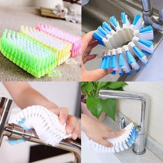 [FREESHIP] BÀN CHẢI NHÀ VỆ SINH UỐN CONG ĐƯỢC (3196, TP)