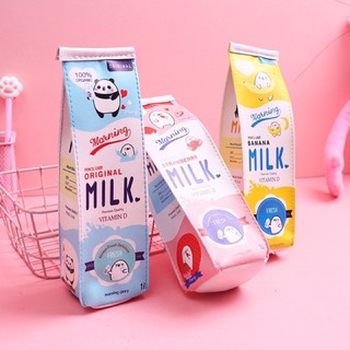 túi đựng bút hình hộp sữa dễ thương