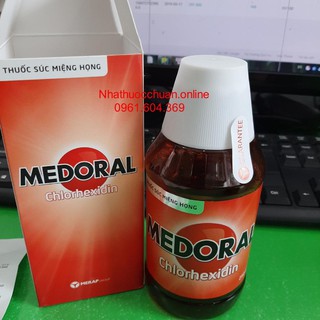 MEDORAL 250ml Nước súc họng , miệng
