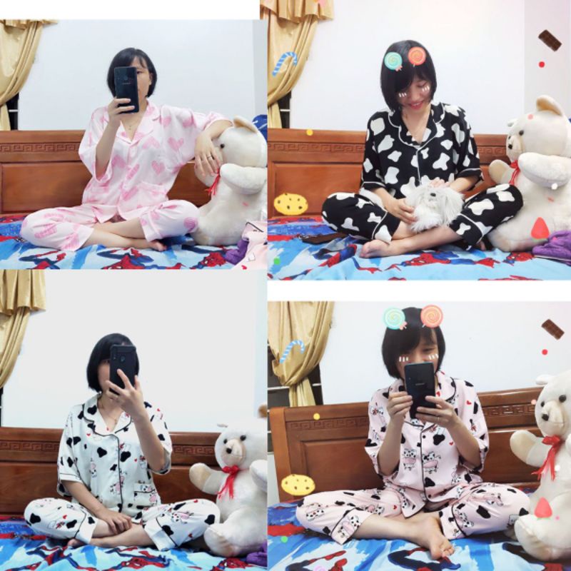  Bộ pijama lụa mango cao cấp