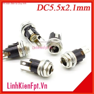 Combo 10 30Jack nguồn cái sắt dc5.5x2.1mm v3 .