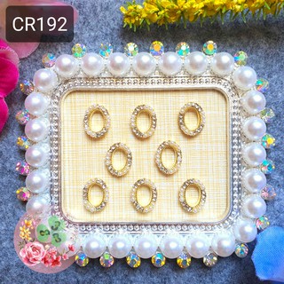 Mã CR192 . Charm kim loại đính đá trang trí móng siêu xinh.
