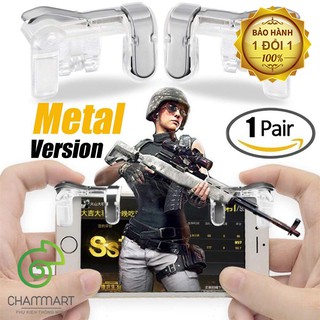 Nút bấm chơi game Pubg Ros chất liệu thép không rỉ siêu bền Odog bạc hỗ trợ chơi game cực nhạy