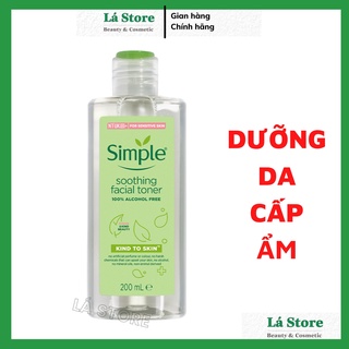 [Mẫu Mới] Nước Hoa Hồng Simple - Nước hoa hồng Simple Kind To Skin Soothing Facial Toner