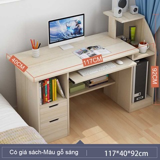 Bàn làm việc, văn phòng tiện ích chất liệu gỗ MDF chống ẩm, dễ dàng lau chùi