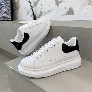 [ KÈM QUÀ TĂNG ]Giày Sneaker MC Queen cao cấp hàng 11 Gót Nhung Dây Lụa Cao Cấp nâng đế, cổ thấp