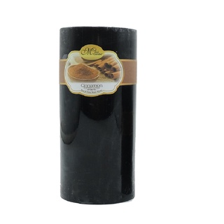 Nến thơm trụ tròn D7H15 Miss Candle MIC0277 7 x 15 cm (Đen, hương quế)