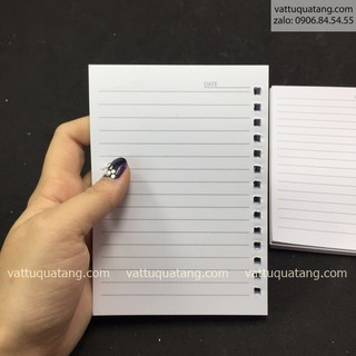 Ruột sổ tay size gần A6. 14 lỗ