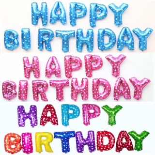 Trọn bộ chữ happy birthday trang trí sinh nhật