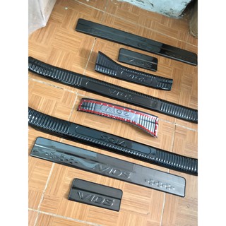 Bộ ốp nẹp buớc chân Trong + Ngoài titan Cho xe Toyota Vios Form 2019-2021