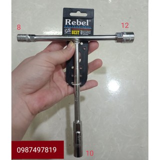 Điếu 3 Trong 1 Gồm 3 Đầu 8 10 12 Và 10 12 14  Hàng Chuẩn ReBel Siêu Bền Đẹp
