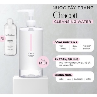 Nước tẩy trang Chacott nội địa Nhật 500ml