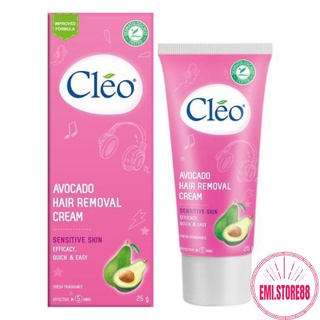 Kem Bơ Tẩy Lông Cho Da Nhạy Cảm Cleo an toàn - không đau - hiệu quả - nhanh - dễ sử dụng 50g
