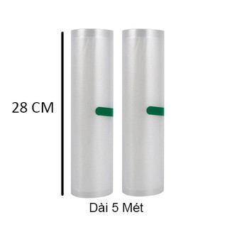 Bộ 2 cuộn Túi Nhám hút chân không 28x500cm