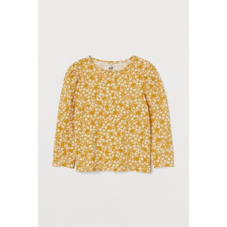 Áo dài tay hoa vàng HM H&amp;M _hàng chính hãng authentic