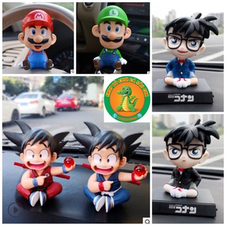Mô hình Conan , Mario , Songoku ...( trang trí xe hơi , phòng ngủ )