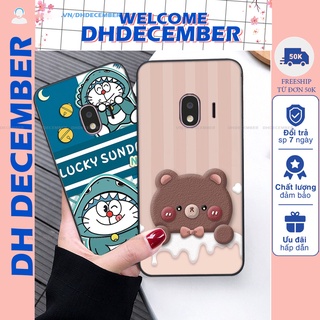 Ốp lưng Samsung Galaxy J2 PRO / J2 CORE / J4 2018 in hình gấu K@ws, gấu nâu, dor@emon RẺ- ĐẸP- BỀN
