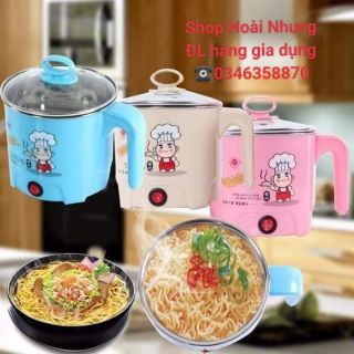 Nồi lẩu điện mini 1.5L nhiều màu