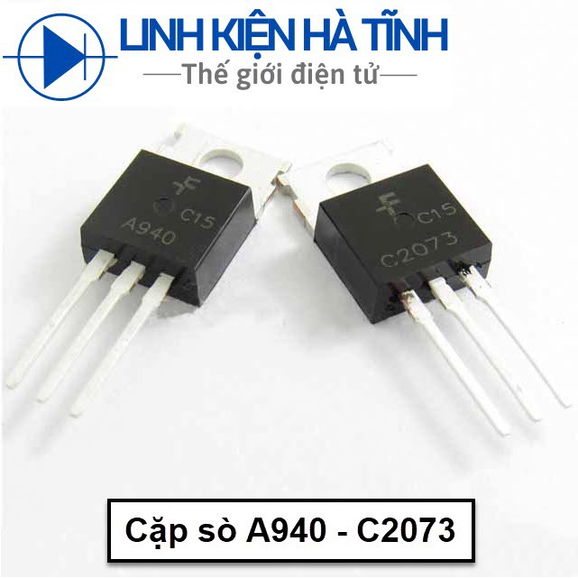 Túi 10 con Transistor A940 - C2073 dùng cho âmply mới - BH11 - BI11