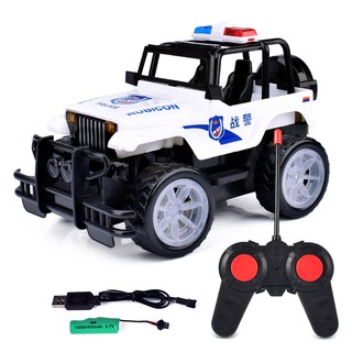Xe jeep cảnh sát điều khiển từ xa dùng pin sạc