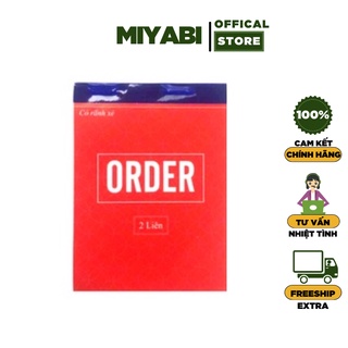 Quyển Order 100 trang cacbon