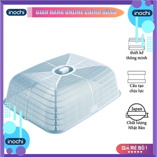 Lồng bàn chữ nhật Yoko inochi cao cấp thông minh nhựa kháng khuẩn không mùi