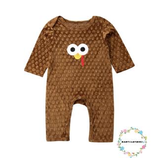 Bộ jumpsuit hình gà tây mặc Lễ Tạ Ơn cho bé sơ sinh